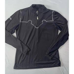 Kastel Denmark Long Sleeve Embellished Equestrian Top Women's Size L EUC!